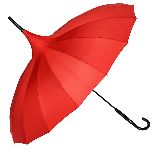 deštník Charlotte - červený