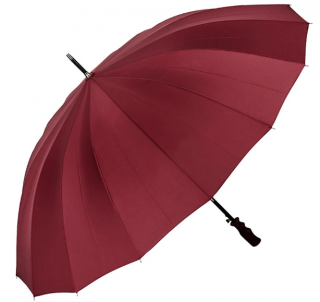 Automatický deštník Cleo bordeaux - XXL pro 2 osoby